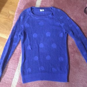 Madewell Blue Polkadot Sweater